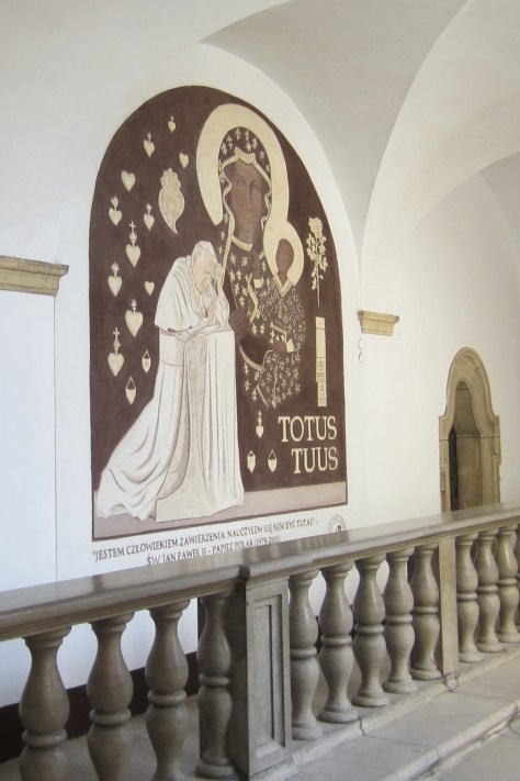 Pope John Paul II held a very special devotion to the Virgin Mary.